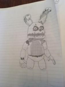 kak risovat FnaF 4 Plushtrap0144